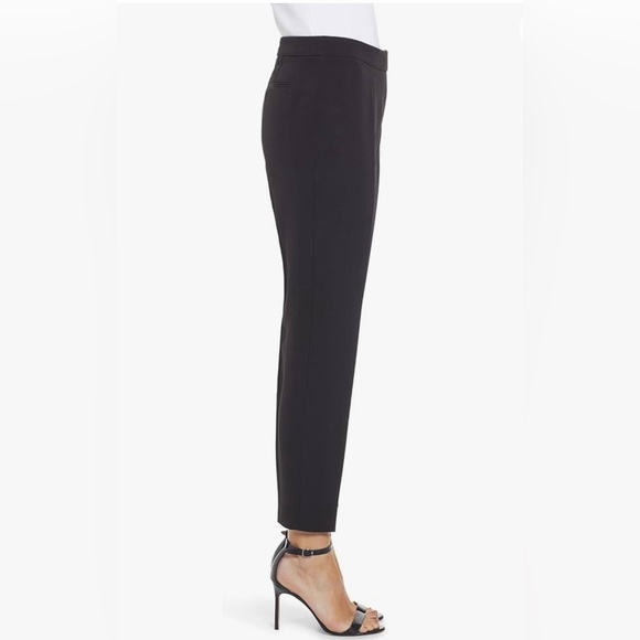 Anne Klein Women's Black Straight Leg Tailored Dress Pant Flat Front Siz… - Picture 2 of 12